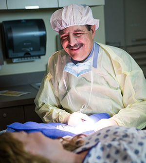John Vetto is a cancer surgeon who leads the Department of Surgery's skin cancer program.