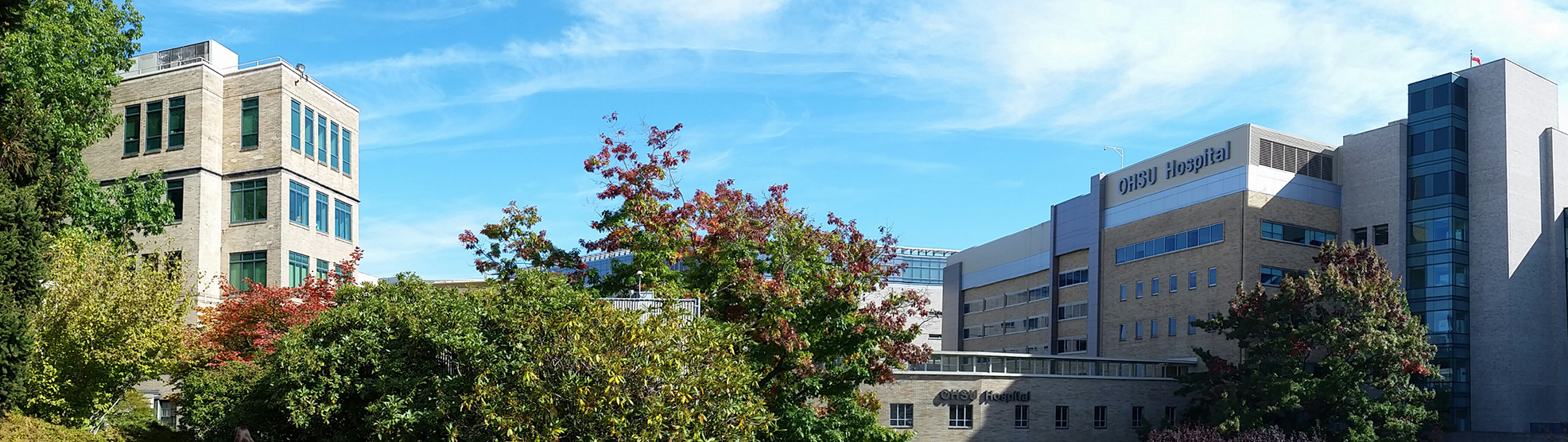 OHSU campus including OHSU Hospital