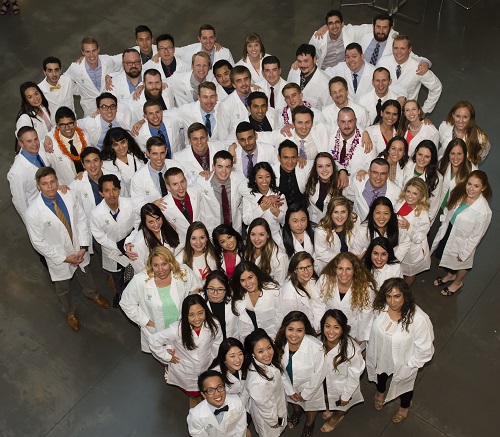 SOD Students in White Coats
