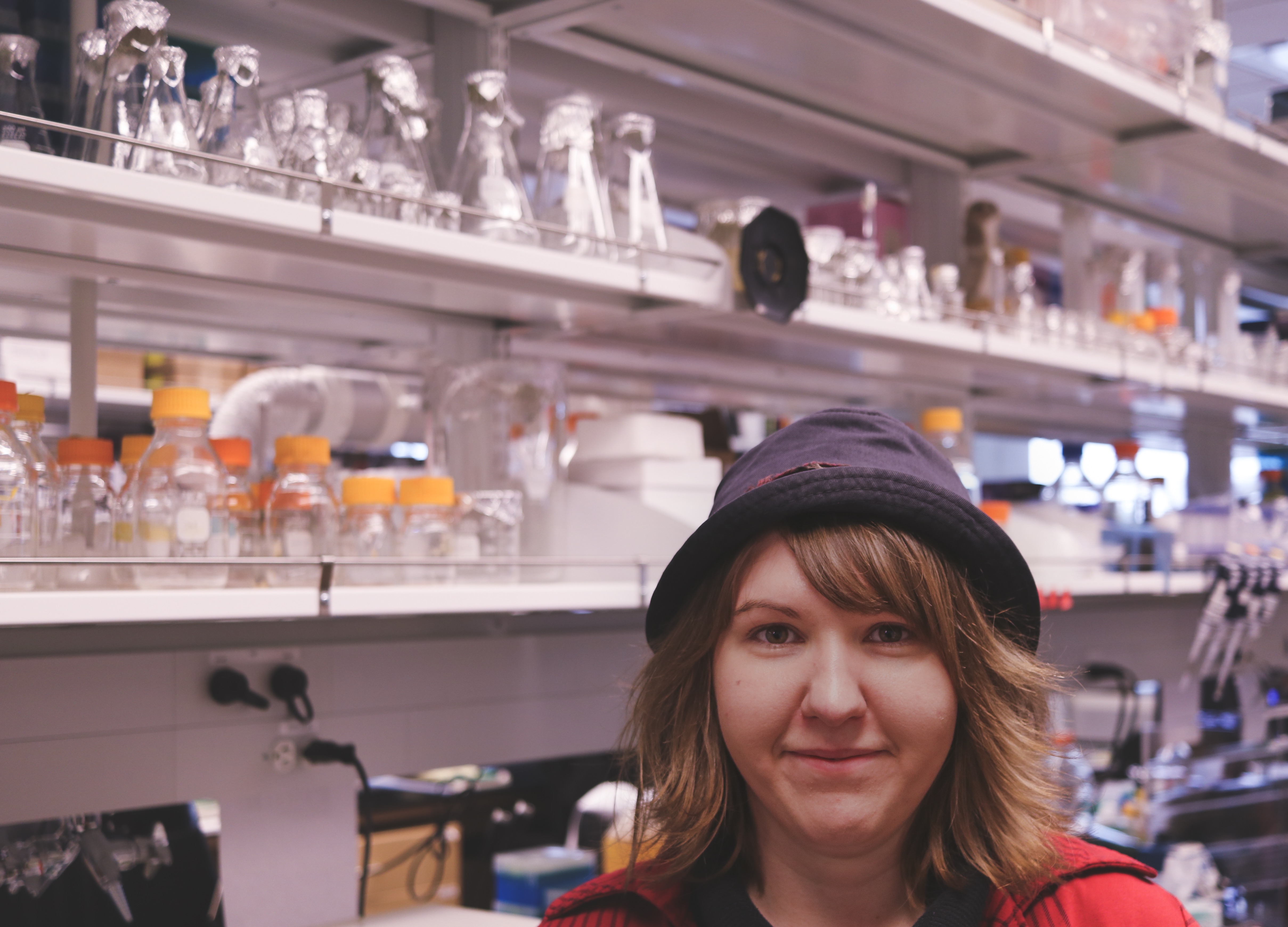 Brittany Gratreak, BS Research Assistant II (lab manager) in the Ellison Lab, 2018