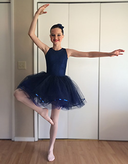 Maddie McCoy who had a kidney transplant is now able to do activities, such as dancing