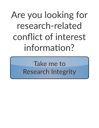 Travel to Research Integrity button