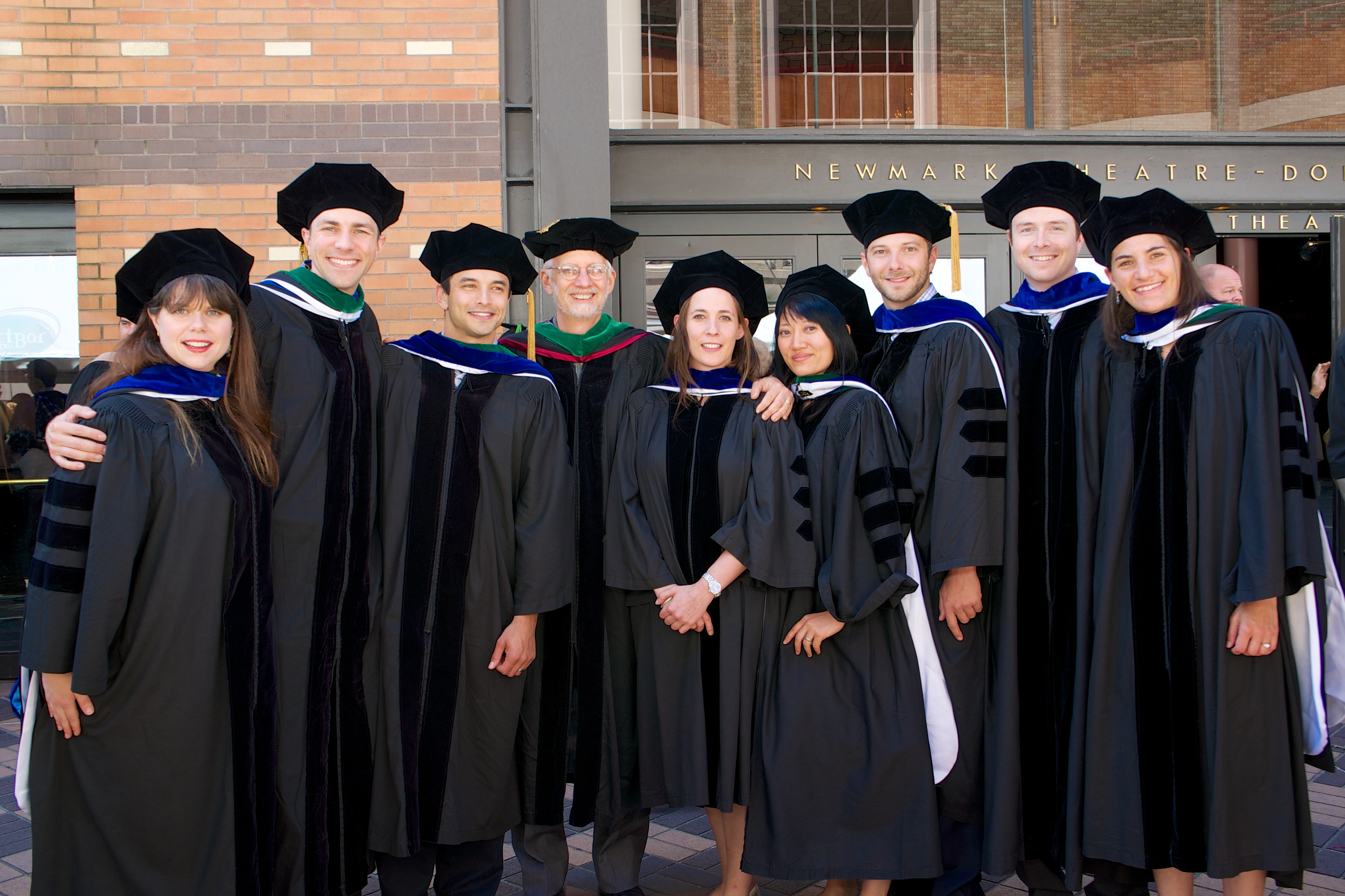 2013 MD/PhD graduates with Dr. Jacoby