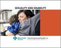 Screenshot of Sexuality and Disability from Alberta Health Services