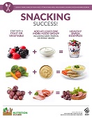 snacking success poster from Nutrition in a Box curriculum