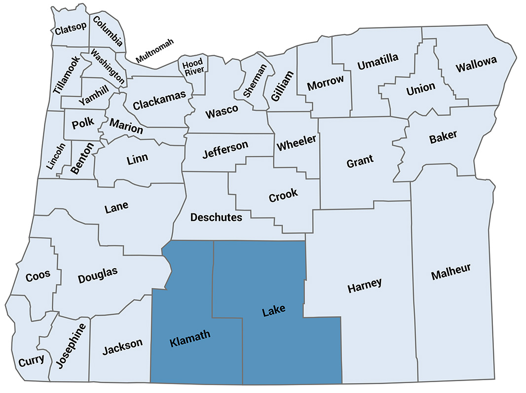 New S. Oregon liaison region map