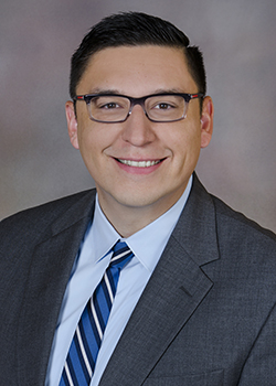 Headshot of provider relations manager, Gabriel Flores