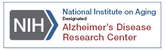 OBI NIH NIA badge Alzheimer's Disease Research Center logo