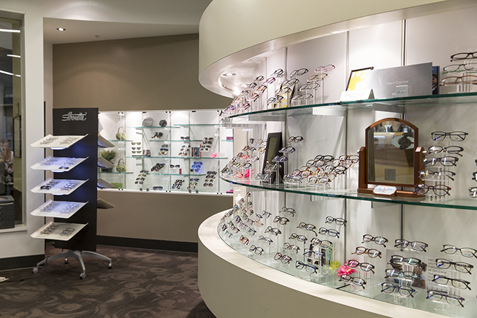 Our optical shops have a large variety of frames to choose from.