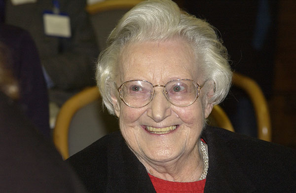 Up close portrait photo of Dr. Cicely Saunders