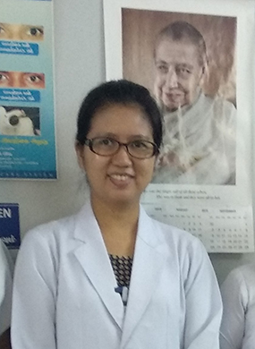 International ophthalmology fellow Dr. Zin Mar Oo