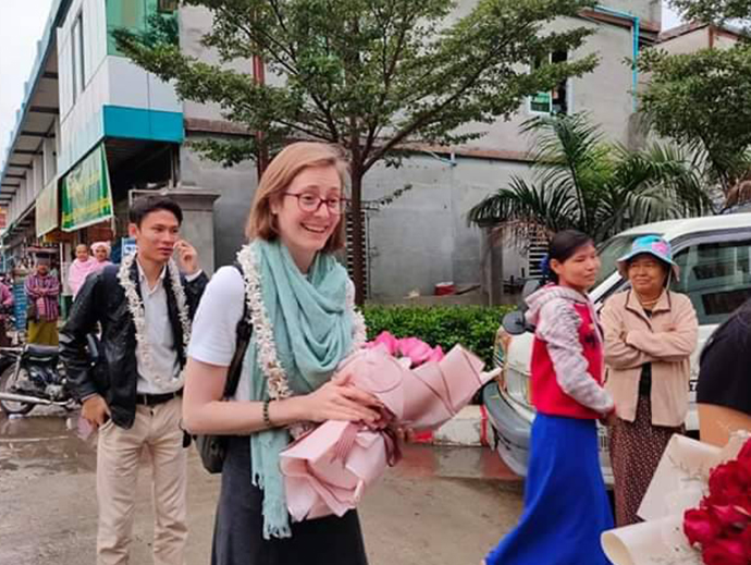 Residen Kellyn Bellsmith travels to Myanmar with the International Ophthalmology Program.