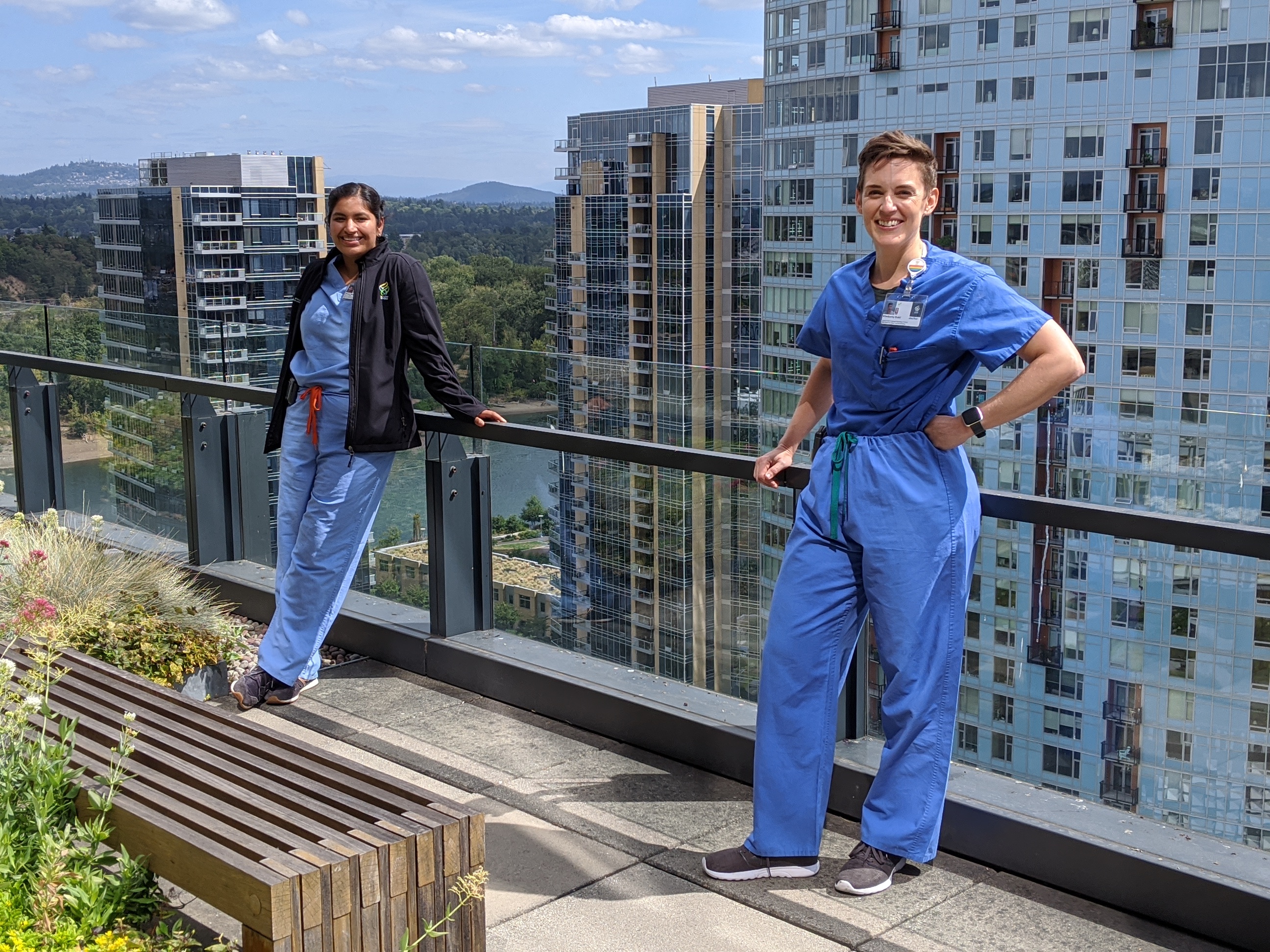 2019-2020 Clinical Fellows Kimberly Dahl and Mehak Noorani 
