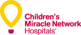 A logo that reads "Children's Miracle Network Hospitals" next to a light bulb graphic.
