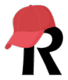 Logo for REDCap, which includes a red baseball cap sitting atop a capital letter R.