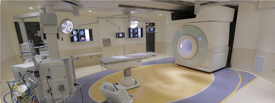 A photo of an iMRI suite.