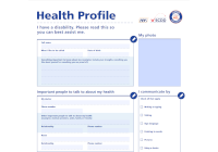 Health Profile Card for Emergency Preparedness