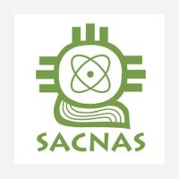 Logo for the Society for Advancement of Chicanos/Hispanics & Native Americans in Science (SACNAS).