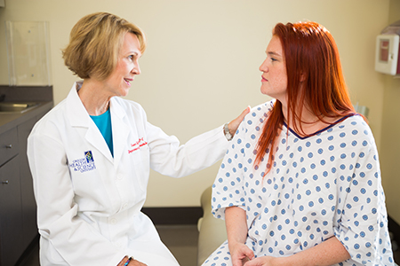 Susan Tofte, a family nurse practitioner, gives patients expert melanoma screening, treatment, education and counseling.