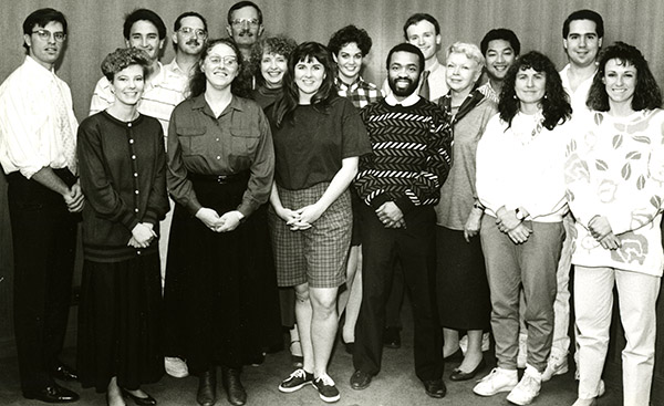 All-Hill student council founding members, 1988.  