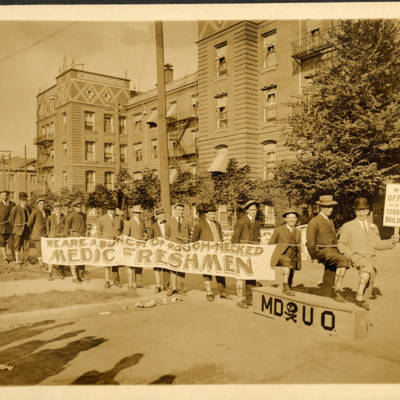 Freshmen students of the University of Oregon Medical School, circa 1900