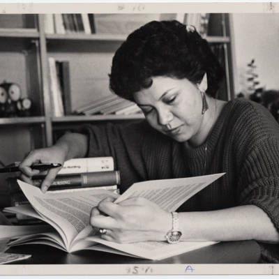Nursing student, Gladys Vielma, 1983