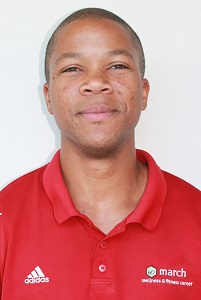 Aaron Cooper from march wellness & fitness center in red polo shirt.