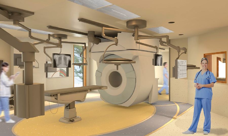 Image of intraoperative iMRI suite