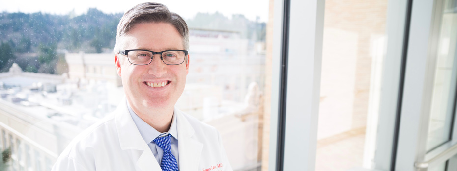 Testicular cancer is a main focus of Dr. Brandon Hayes-Lattin, who survived the disease as a medical student. Dr. Hayes-Lattin also runs OHSU’s Adolescent and Young Adult Cancer Program.