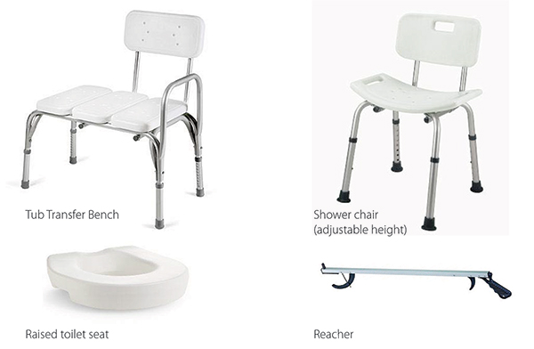 Devices to assist with daily living after hip arthroscopy