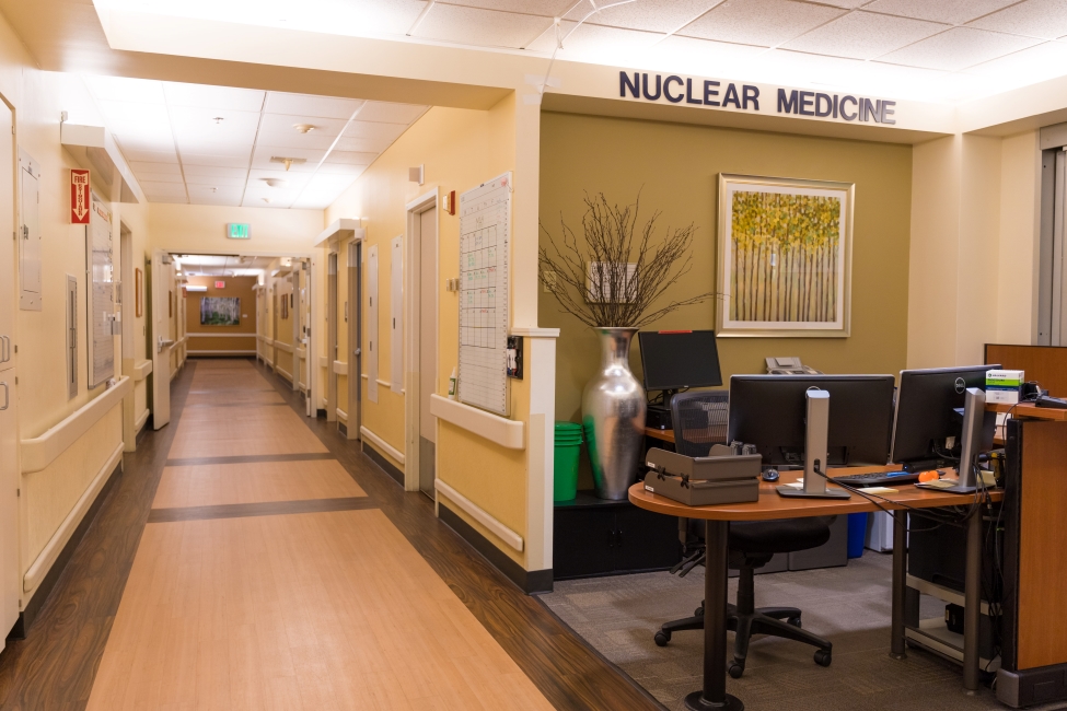 Hallway of the Nuclear Medicine and Molecular Imaging Clinic