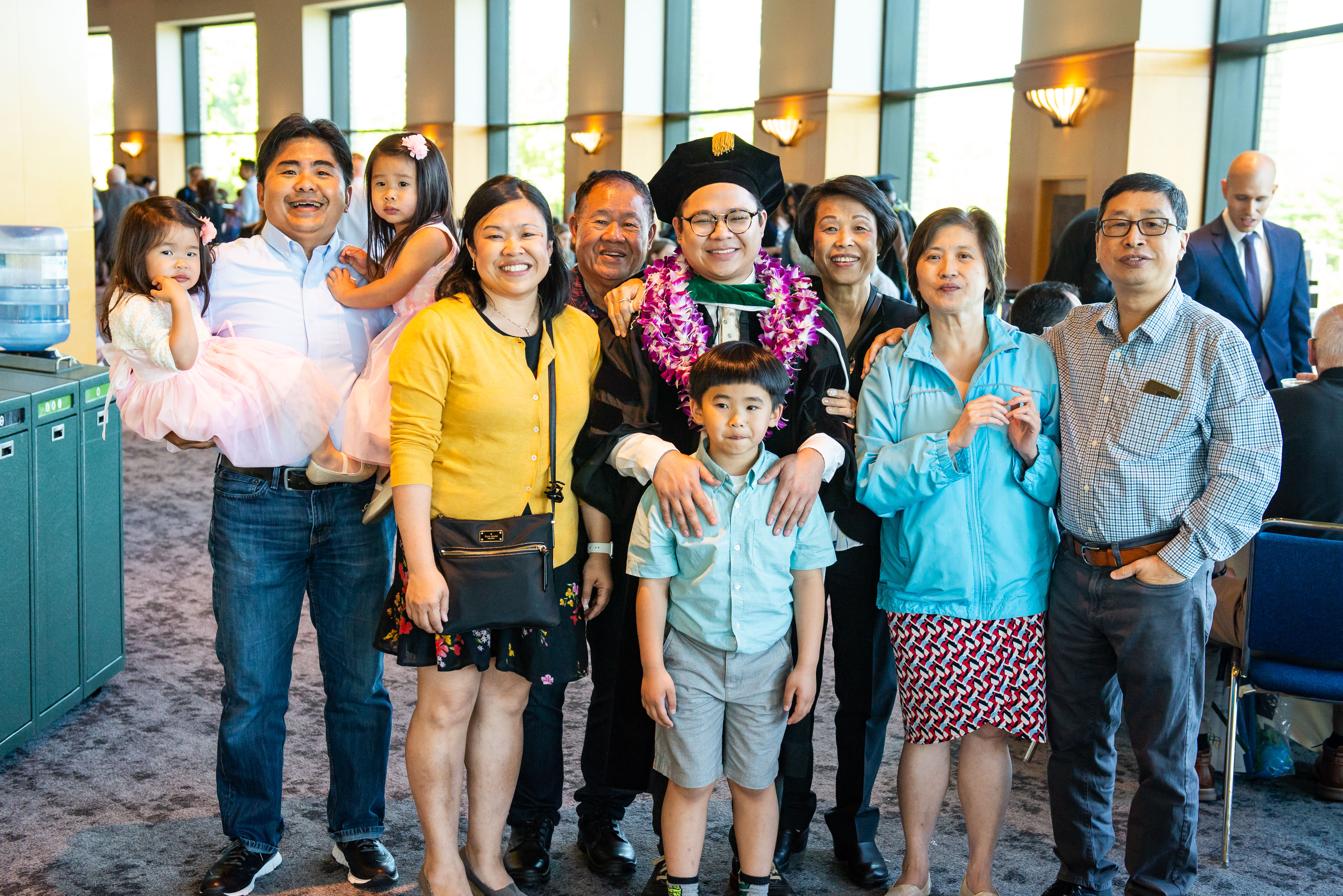 Convocation 2019 - SOM - Alex Chu, M.D., with his family