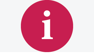 A lowercase 'i' representing info