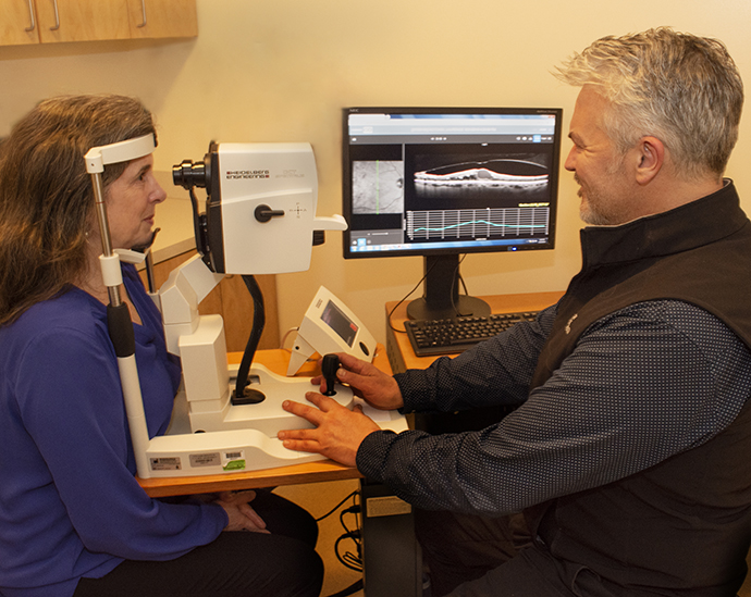 Specialists do imaging and ultrasound of your eyes