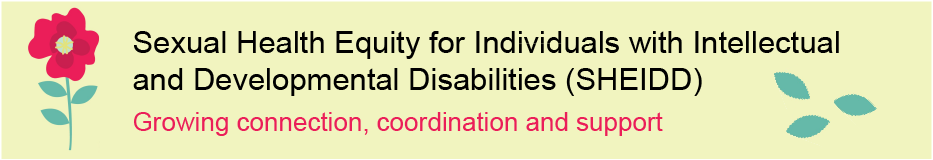Sexual Health Equity for Individuals with Intellectual and Developmental Disabilities (SHEIDD), growing connection, coordination and support