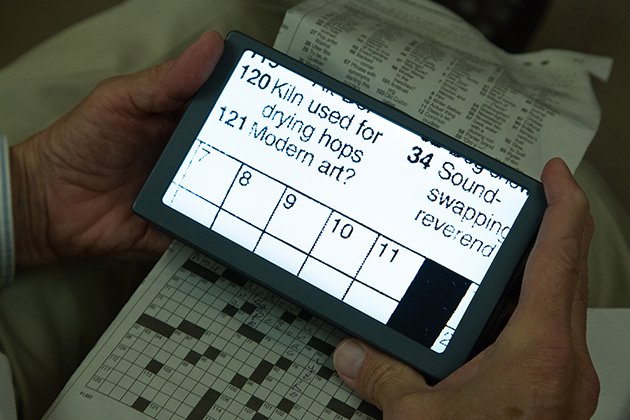 Devices and technology can help people read and do other important tasks.