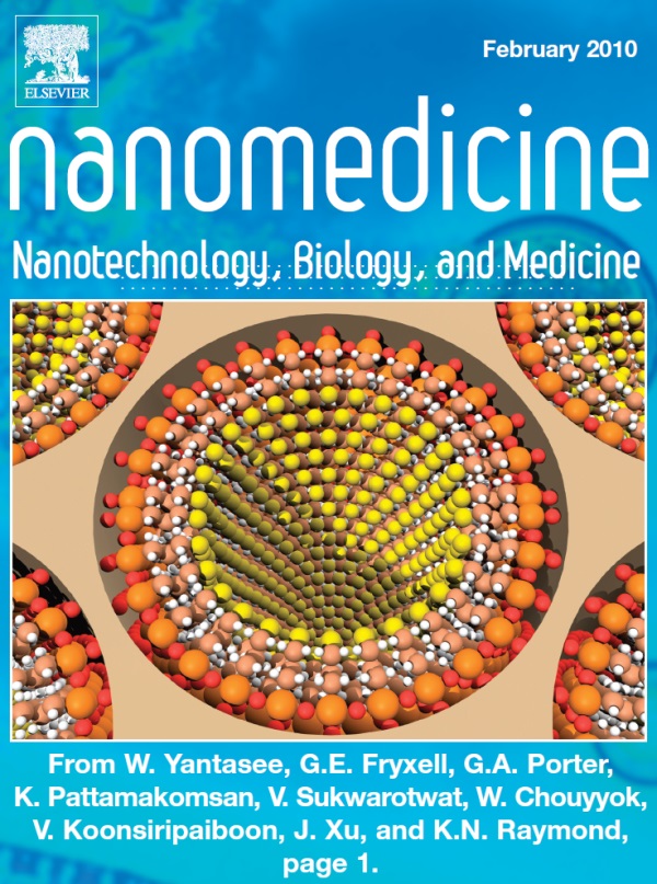 Journal cover from Nanomedicine: Nanotechnology, Biology, and Medicine