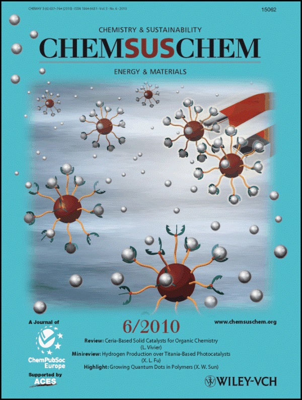 Journal cover from ChemSusChem