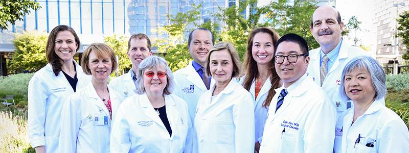 A group photo of providers of the Melanoma Multidisciplinary Clinic