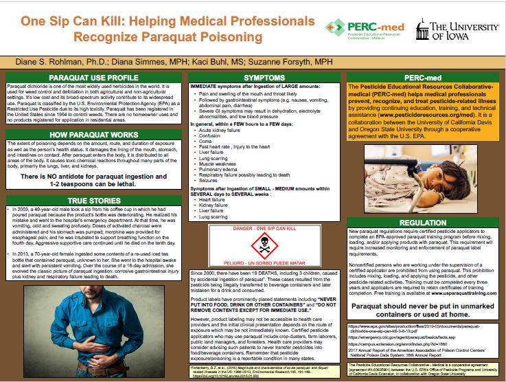 PERCmed Paraquat Poster OHSU