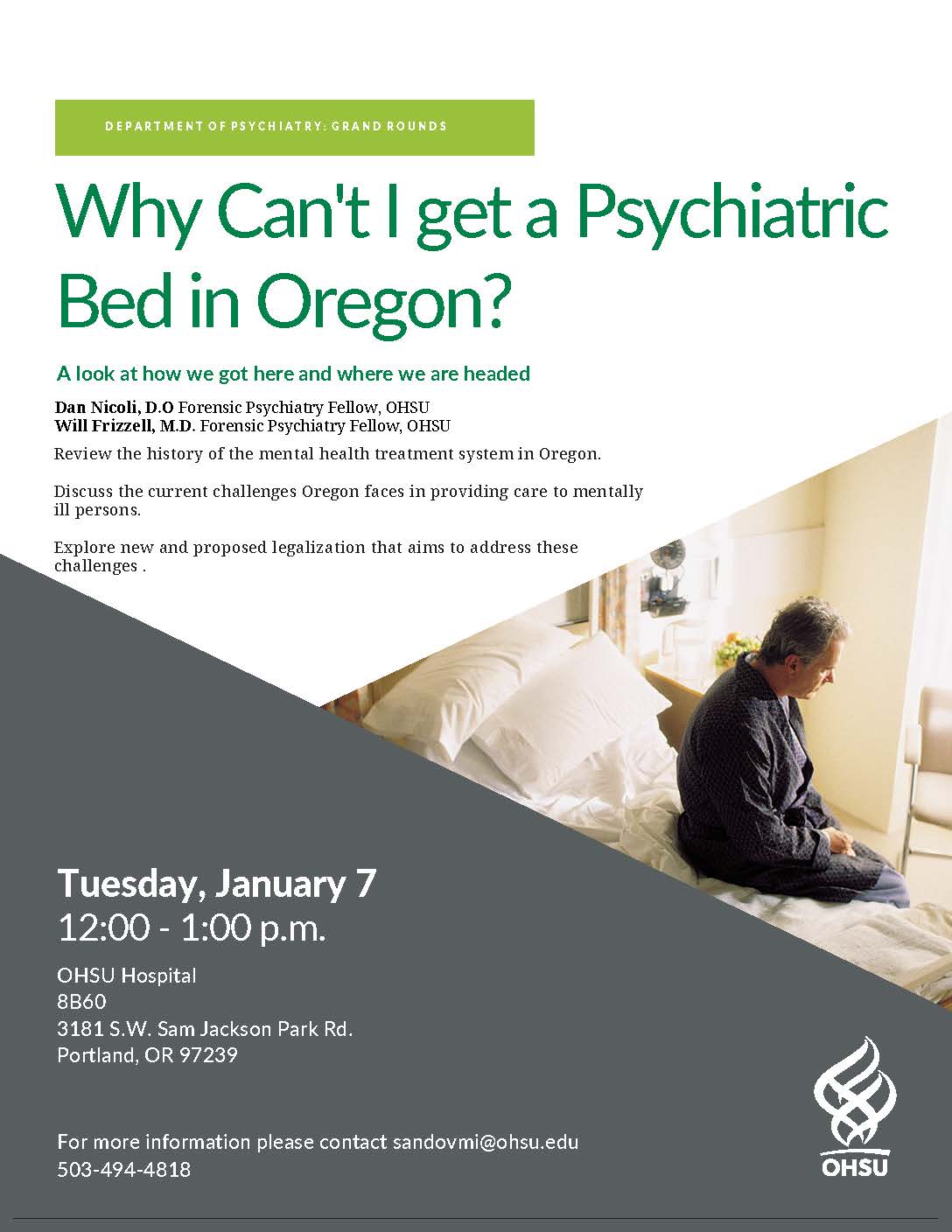 January 7, 2020 Psychiatry Grand Rounds
