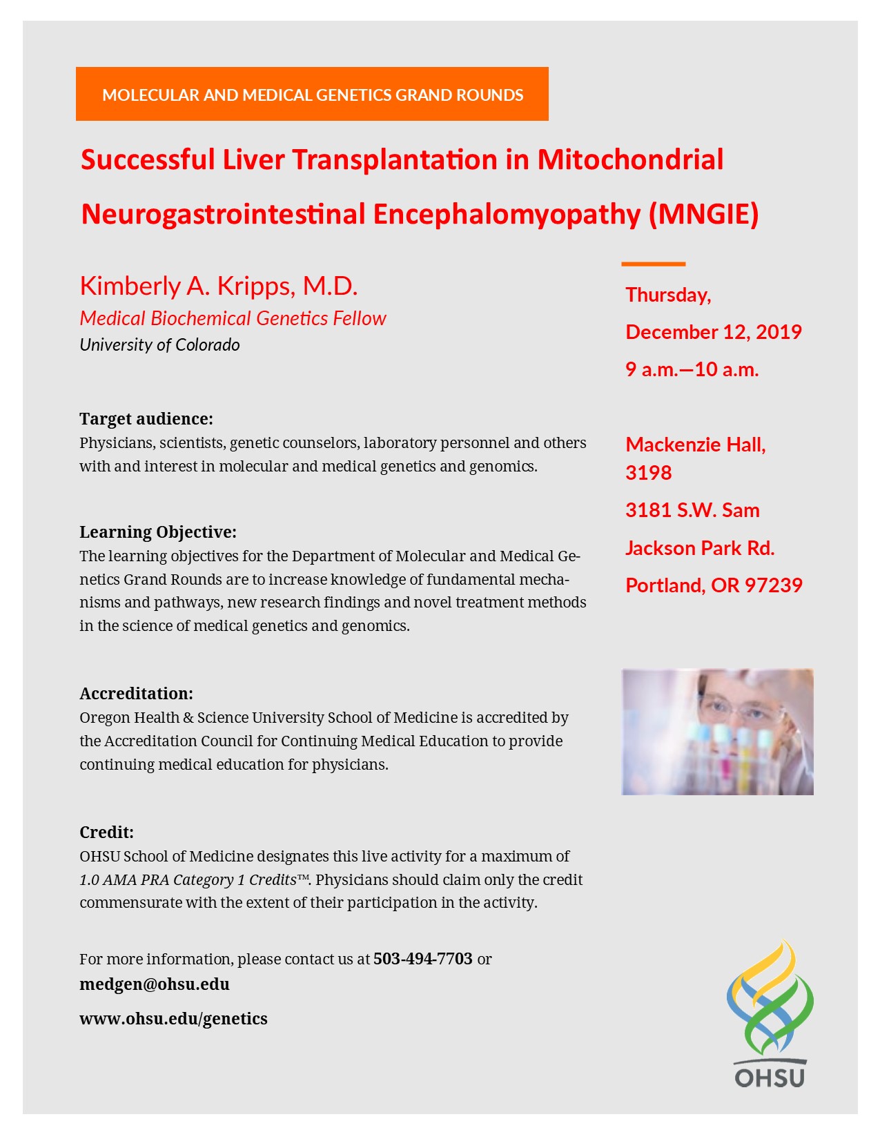 MMG Grand Rounds 12.9.19