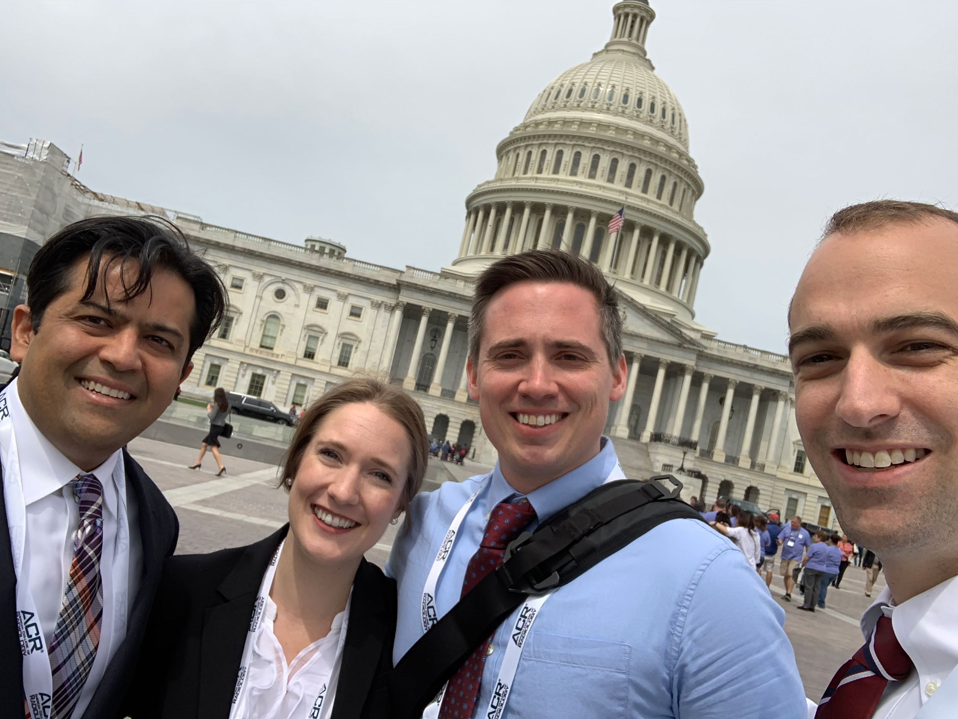 Diagnostic Radiology Residents and Dr. Bryan Wolf in Washington, DC.
