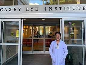 International ophthalmology Dr. Khaing Zar at Casey Eye Institute
