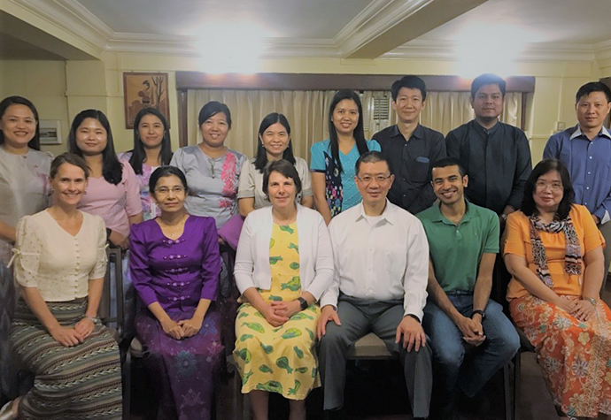 Casey faculty with fellows in Thailand