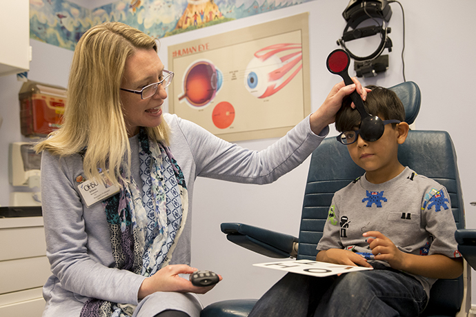 Dr. Allison Summers care for children with amblyopia and other eye diseases at OHSU Casey Eye Institute.