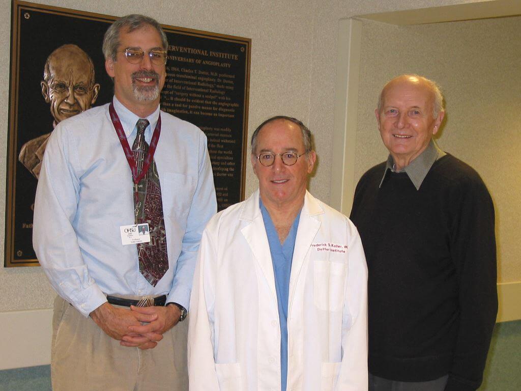 John Kaufman, Fred Keller, Josef Rosch at the Dotter Institute