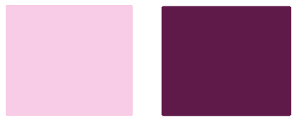 Pink and purple blocks of color to compare side by side.
