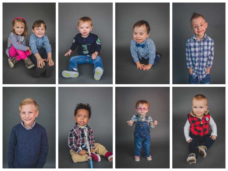 "Wall of Hope" photo collage of nine Doernbecher NICU patients.
