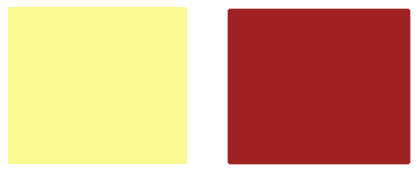 Light yellow and maroon blocks of color to compare side by side.